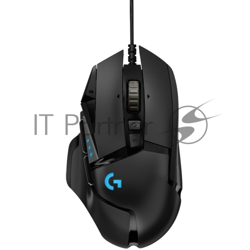 Мышь беспроводная/проводная Logitech G502 LIGHTSPEED черный, 25600 dpi, радиоканал, USB, кнопки - 11