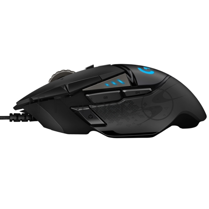 Мышь беспроводная/проводная Logitech G502 LIGHTSPEED черный, 25600 dpi, радиоканал, USB, кнопки - 11