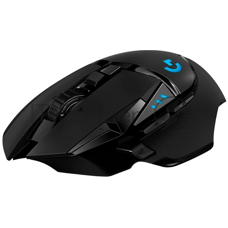 Мышь беспроводная/проводная Logitech G502 LIGHTSPEED черный, 25600 dpi, радиоканал, USB, кнопки - 11