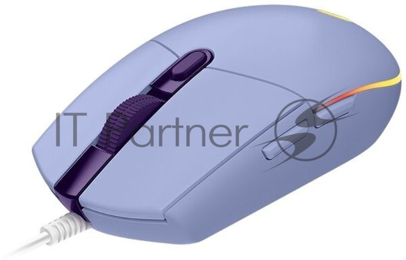 Мышь проводная Logitech G102 LIGHTSYNC фиолетовый, 8000 dpi, USB, кнопки - 6