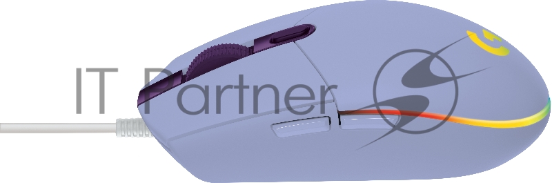 Мышь проводная Logitech G102 LIGHTSYNC фиолетовый, 8000 dpi, USB, кнопки - 6