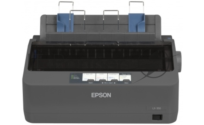 Принтер матричный Epson LX-350 (C11CC24031/C11CC24032), (А4, 357 cps (12 cpi), USB, LPT, COM)