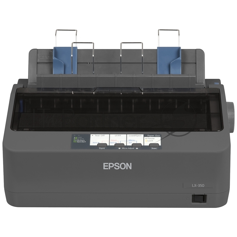 Принтер матричный Epson LX-350 (C11CC24031/C11CC24032), (А4, 357 cps (12 cpi), USB, LPT, COM)