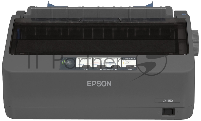 Принтер матричный Epson LX-350 (C11CC24031/C11CC24032), (А4, 357 cps (12 cpi), USB, LPT, COM)