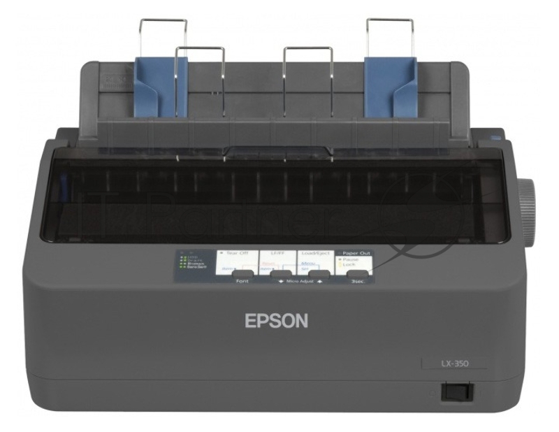 Принтер матричный Epson LX-350 (C11CC24031/C11CC24032), (А4, 357 cps (12 cpi), USB, LPT, COM)