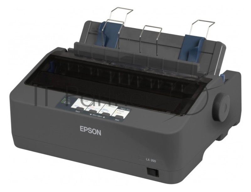 Принтер матричный Epson LX-350 (C11CC24031/C11CC24032), (А4, 357 cps (12 cpi), USB, LPT, COM)