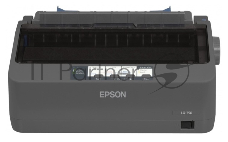 Принтер матричный Epson LX-350 (C11CC24031/C11CC24032), (А4, 357 cps (12 cpi), USB, LPT, COM)