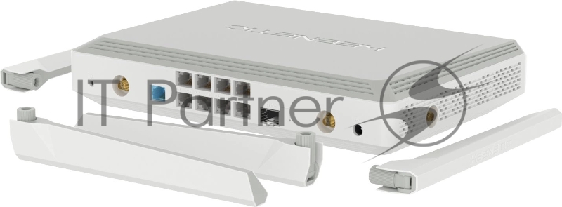 Роутер беспроводной Keenetic Peak (KN-2710 + KN-3311) AC2600 10/100/1000BASE-TX/SFP/4g ready серый