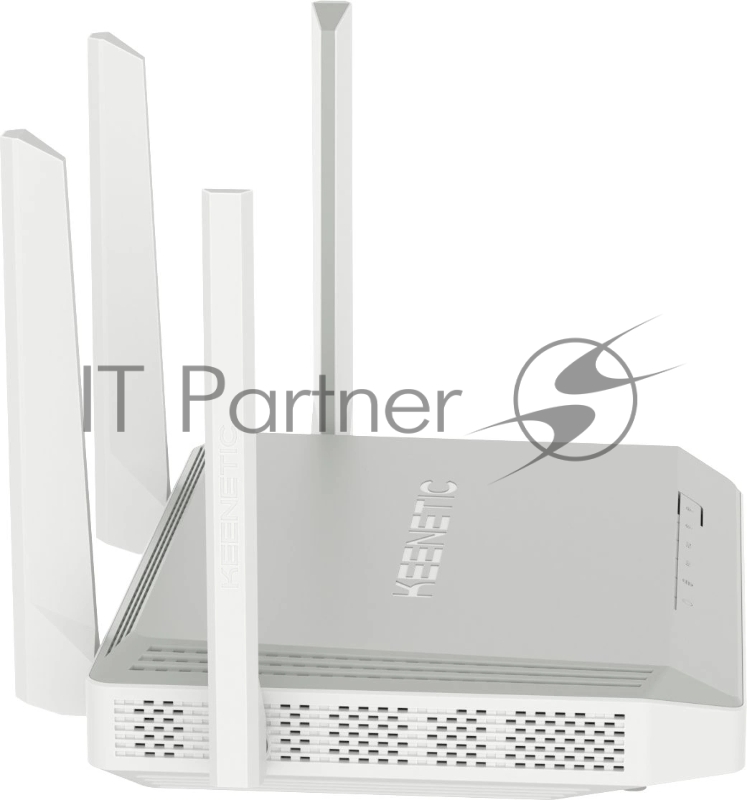 Роутер беспроводной Keenetic Peak (KN-2710 + KN-3311) AC2600 10/100/1000BASE-TX/SFP/4g ready серый
