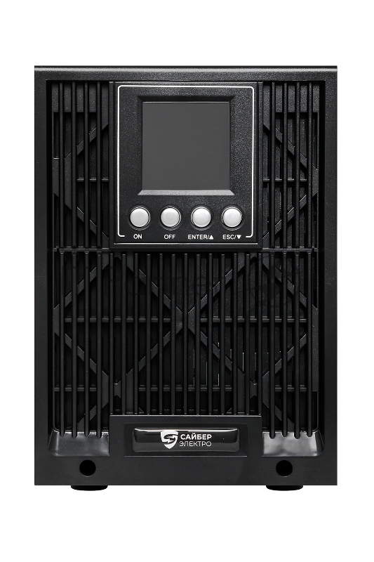 Источник бесперебойного питания Сайбер Электро ИБП ЭКСПЕРТ-II-1000 {Онлайн, Напольное исполнение 1000ВА/900Вт USB/RS-232/SNMPslot (2 EURO + 1 IEC С13) (12В /7Ач. х 2)}