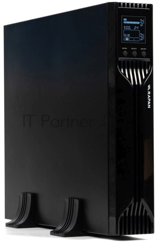 ИБП Бастион RAPAN-UPS 2000-RACK-IN-4X9-E {Line-interactive, 2000ВА/1400Вт, USB, 8х C13, АКБ 2x 9Ah, подкл АКБ блоков} (8959)