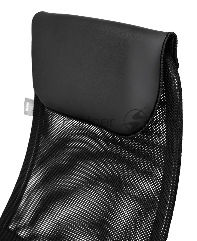 Кресло руководителя Бюрократ CH-607BS черный сетка/ткань крестов. металл хром