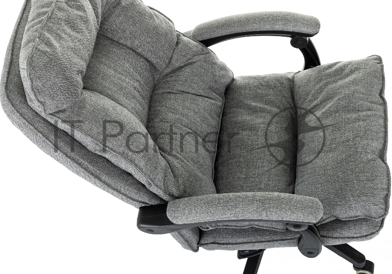 Кресло руководителя Бюрократ CH-820MSG-F светло-серый 38-404 крестов. пластик подст.для ног