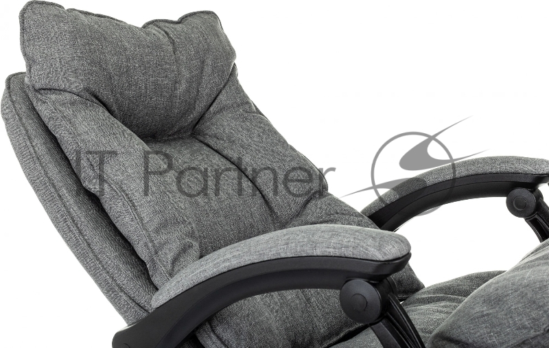 Кресло руководителя Бюрократ CH-820MSG-F светло-серый 38-404 крестов. пластик подст.для ног