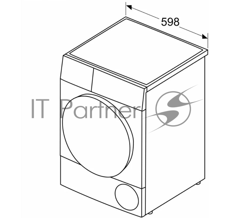 Сушильная машина Bosch WTH83V0LSN кл.энер.:A++ макс.загр.:8кг белый