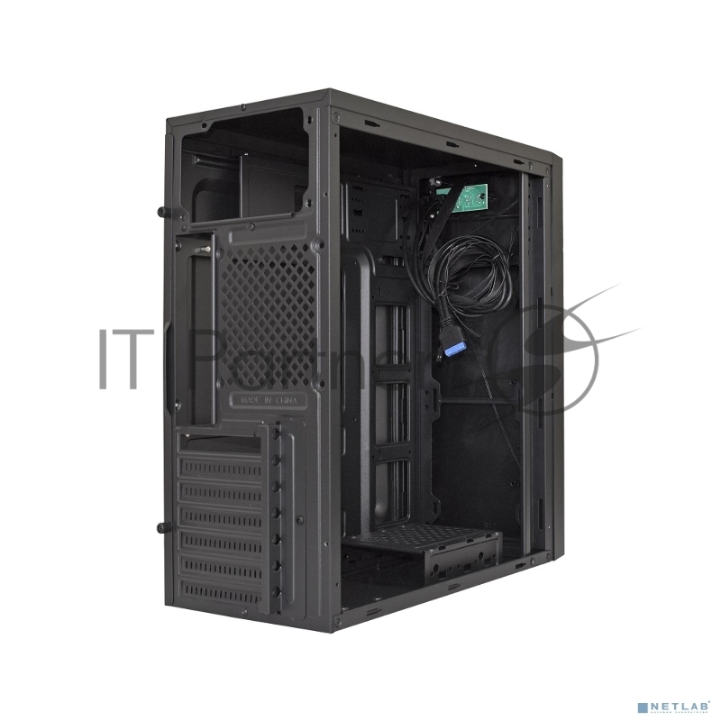 Компьютерный корпус Miditower ExeGate XP-333U Black, ATX, <без БП>, 1*USB+2*USB3.0, Audio
