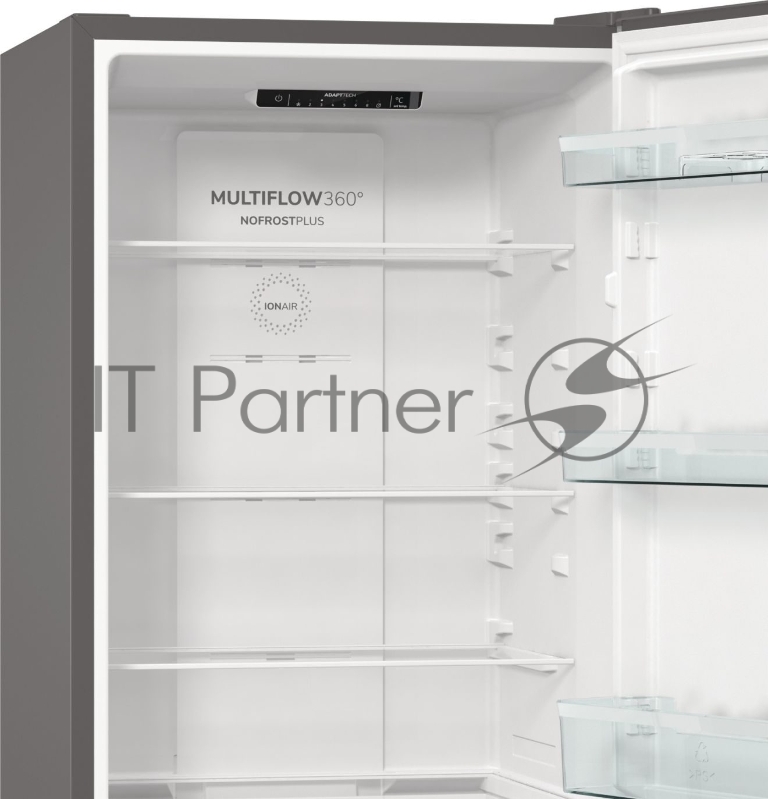 Холодильник Gorenje NRKE62XL 2-хкамерн. серебристый металлик