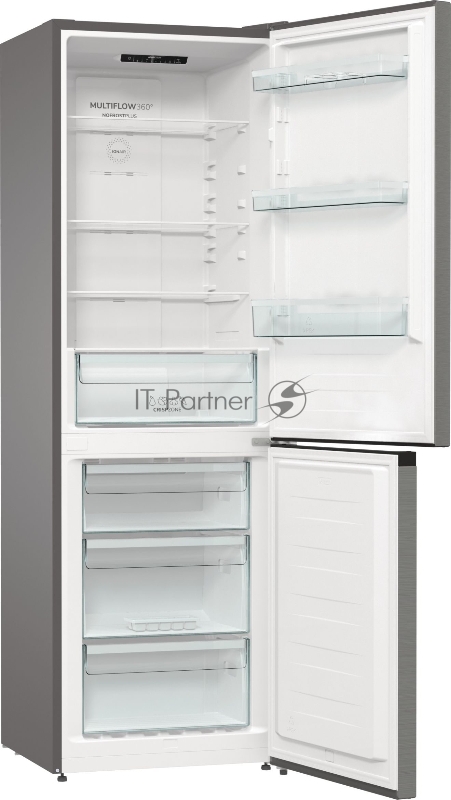 Холодильник Gorenje NRKE62XL 2-хкамерн. серебристый металлик