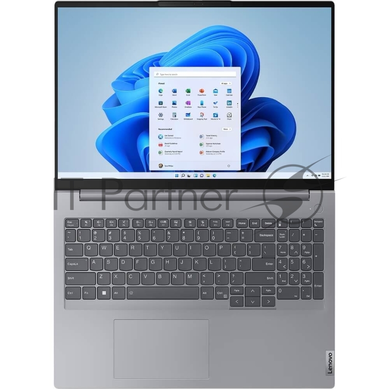 Ноутбук 16 IPS WUXGA Lenovo ThinkBook 16 G6 IRL grey (Core i5 13420H/16Gb/512Gb SSD/VGA int/FP/noOS) ((21KH00SGAK))