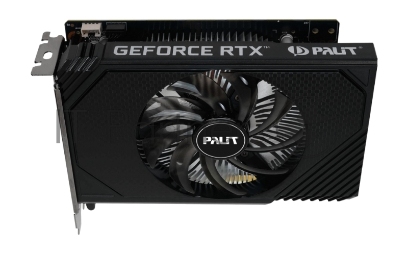 Видеокарта Palit RTX3050 STORMX OC 6Gb NVIDIA GeForce RTX 3050 6Gb PCI-E 4.0 96bit GDDR6 1042/14000 DVIx1 HDMIx1 DPx1 HDCP Ret