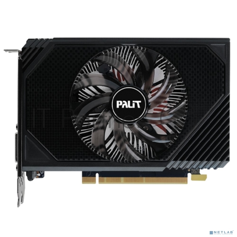 Видеокарта Palit RTX3050 STORMX OC 6Gb NVIDIA GeForce RTX 3050 6Gb PCI-E 4.0 96bit GDDR6 1042/14000 DVIx1 HDMIx1 DPx1 HDCP Ret