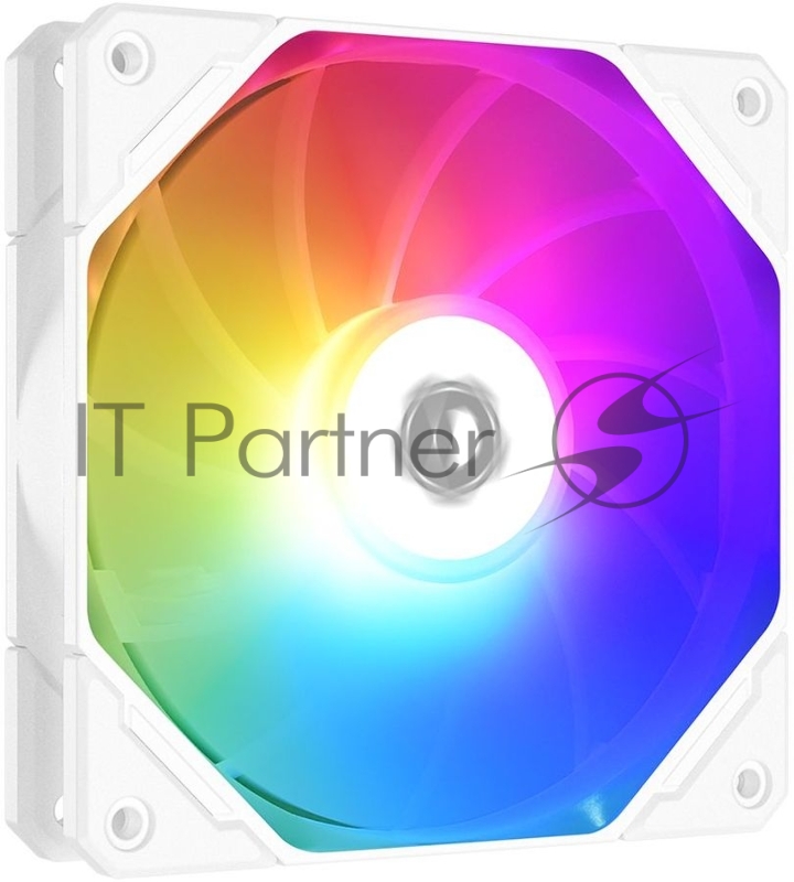 Вентилятор для корпуса ID-Cooling TF-12025-Pro Reverse ARGB 120х120x25 белый 4-pin + 3-pin 35.2дБ (TF-12025-PRO ARGB REVERSE WH) Ret