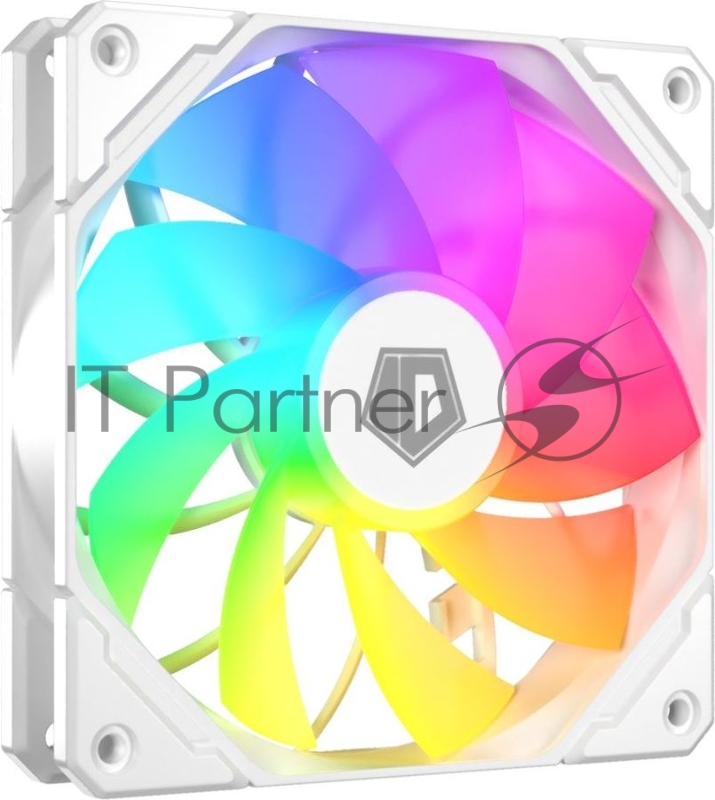 Вентилятор для корпуса ID-Cooling TF-12025-Pro Reverse ARGB 120х120x25 белый 4-pin + 3-pin 35.2дБ (TF-12025-PRO ARGB REVERSE WH) Ret