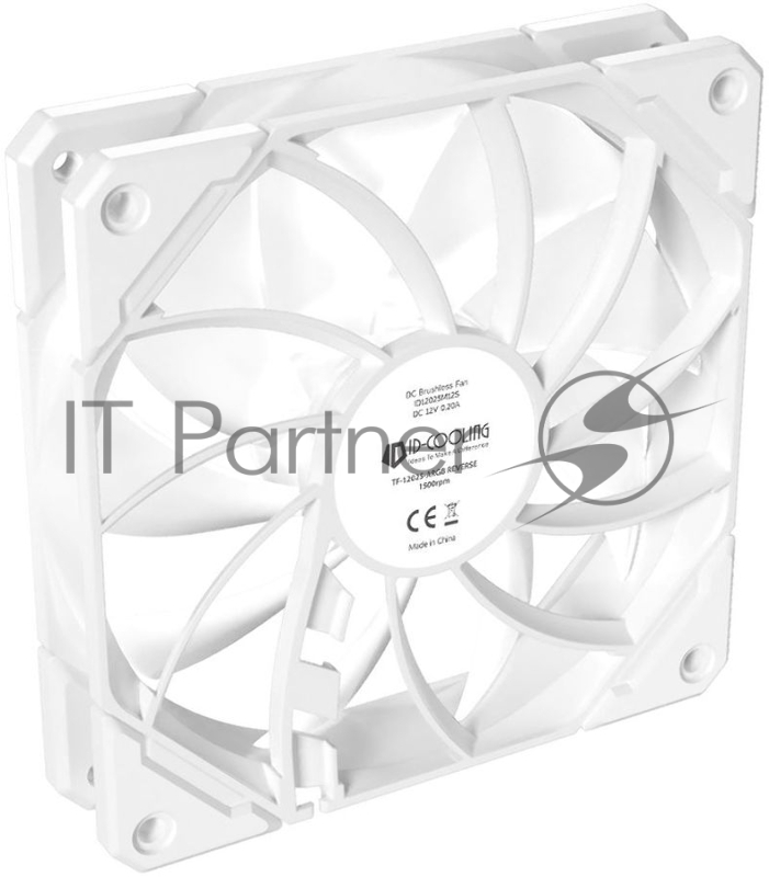 Вентилятор для корпуса ID-Cooling TF-12025-Pro Reverse ARGB 120х120x25 белый 4-pin + 3-pin 35.2дБ (TF-12025-PRO ARGB REVERSE WH) Ret