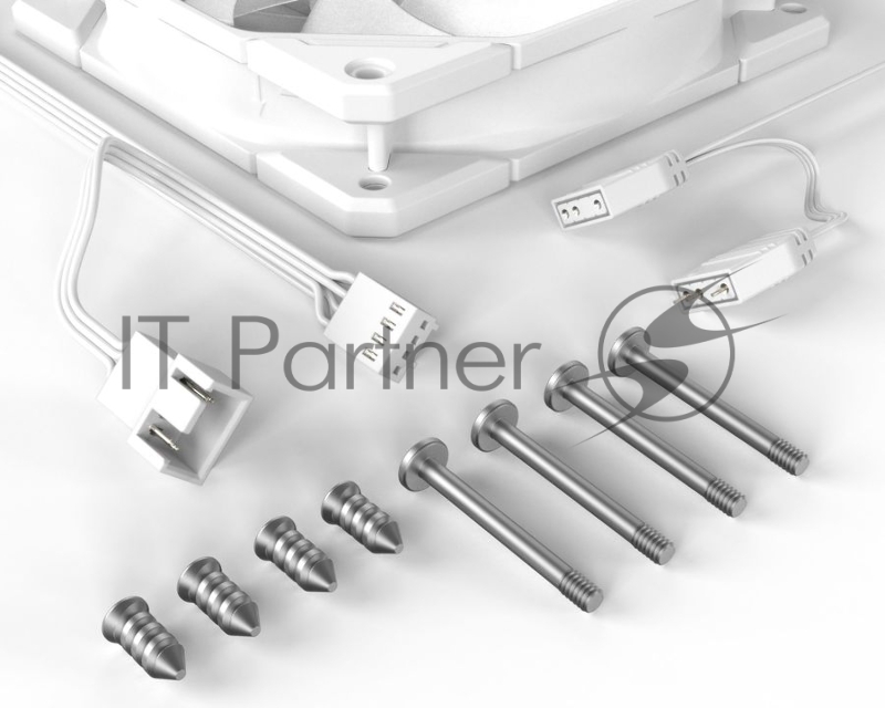 Вентилятор для корпуса ID-Cooling TF-12025-Pro Reverse ARGB 120х120x25 белый 4-pin + 3-pin 35.2дБ (TF-12025-PRO ARGB REVERSE WH) Ret