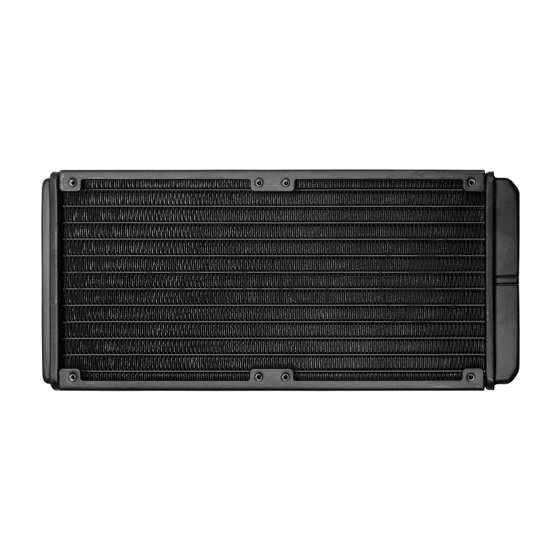 Комплект водяного охлаждения ExeGate BlackWater-240V3.PWM.ARGB (3 PIN 5V ADDRESSABLE RGB подсветка, LGA2066/2011/1366/1150/1151/11 TDP 260W, Fan 120mm, PWM, 600-1800RPM, Hydro bearing, 4pi