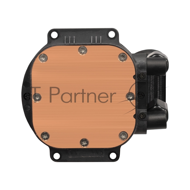 Комплект водяного охлаждения ExeGate BlackWater-240V3.PWM.ARGB (3 PIN 5V ADDRESSABLE RGB подсветка, LGA2066/2011/1366/1150/1151/11 TDP 260W, Fan 120mm, PWM, 600-1800RPM, Hydro bearing, 4pi