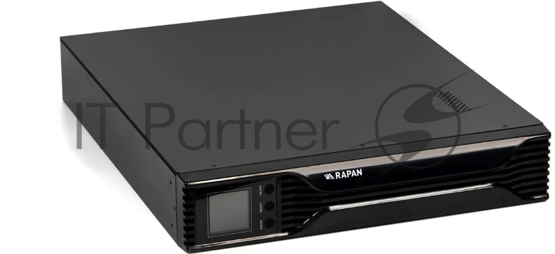 Источник бесперебойного питания Бастион Rapan 1000-RACK-IN-2X9 700Вт 1000ВА черный