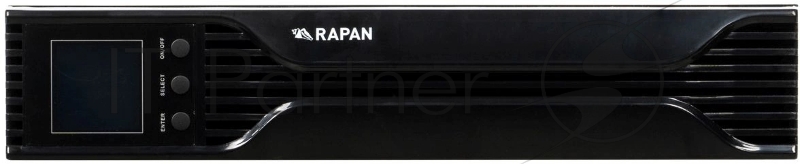 Источник бесперебойного питания Бастион Rapan 1000-RACK-IN-2X9 700Вт 1000ВА черный
