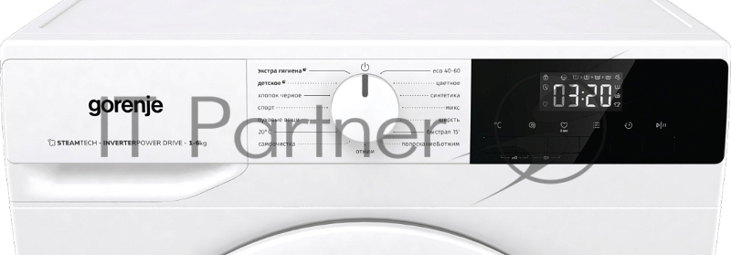 Стиральная машина GORENJ W2NHPI62SCSIRV 20010441 белый, загрузка вертикальная 6 кг, 1200 об/мин., класс: А