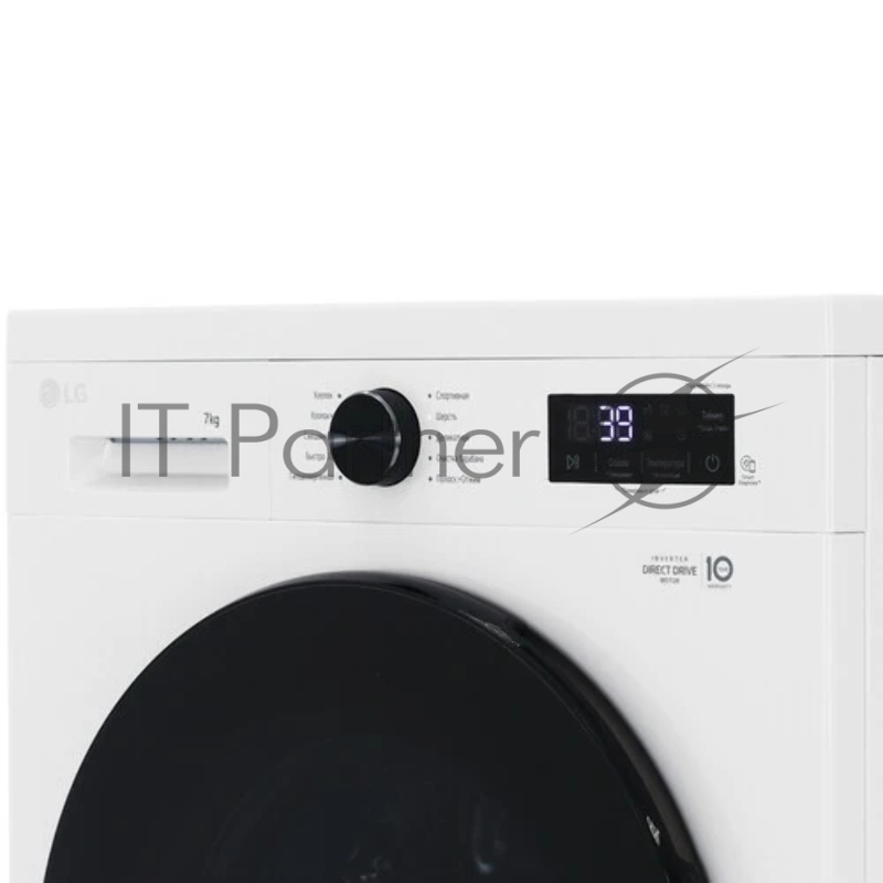 Стиральная машина LG F2Y1VS5W белый, загрузка фронтальная 7 кг, 1200 об/мин., класс: А