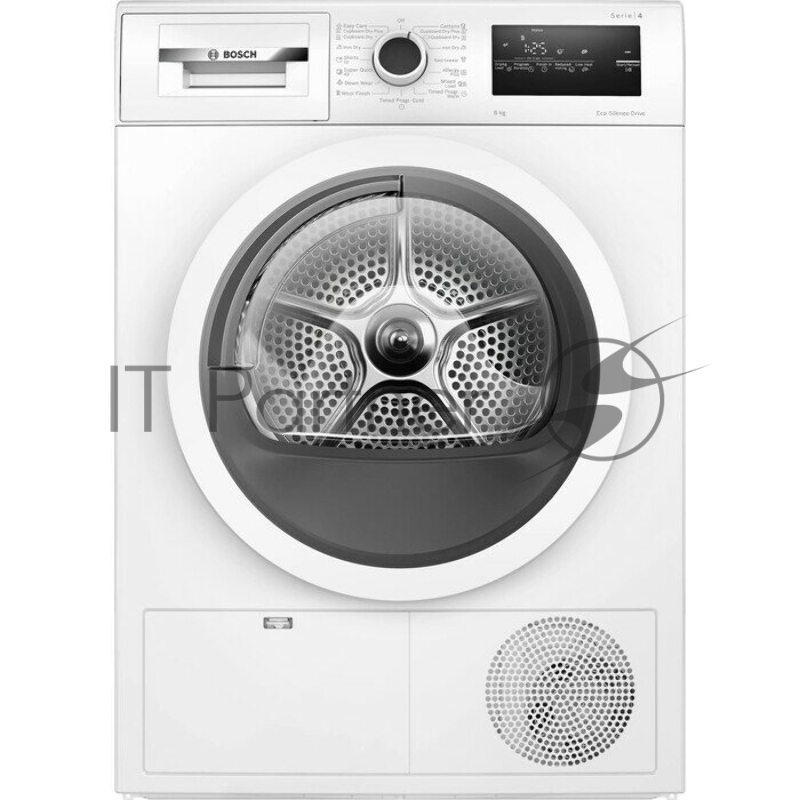 Сушильная машина Bosch WTN86211ME 84.2х59.8х61.3 см, Serie 4, конденсационный сушильный барабан, 8кг, белый цвет,QuickDry Auto program,AutoDry,EcoSilence™ Motor
