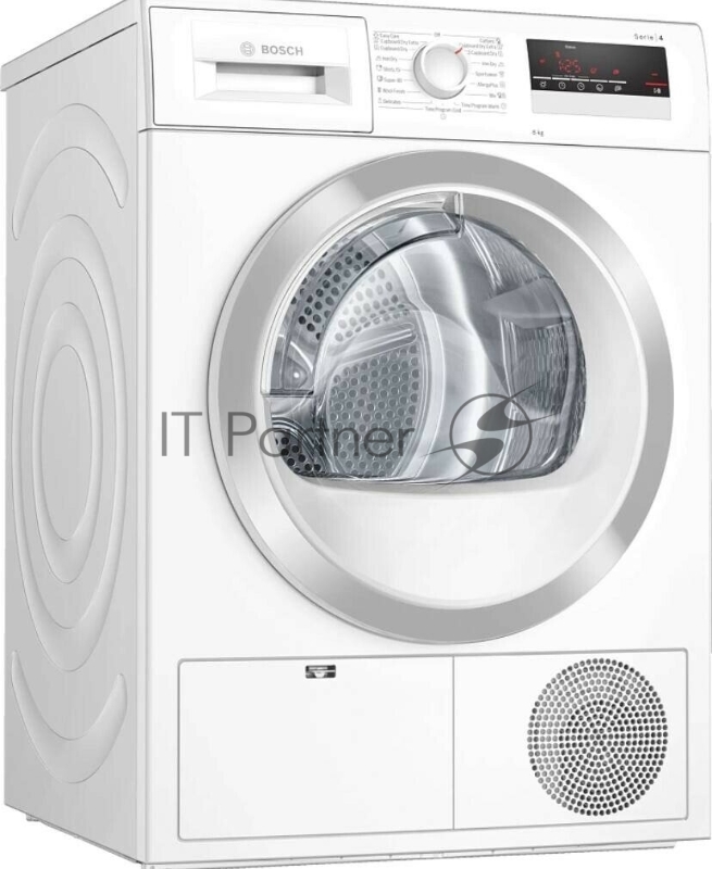 Сушильная машина Bosch WTN86211ME 84.2х59.8х61.3 см, Serie 4, конденсационный сушильный барабан, 8кг, белый цвет,QuickDry Auto program,AutoDry,EcoSilence™ Motor