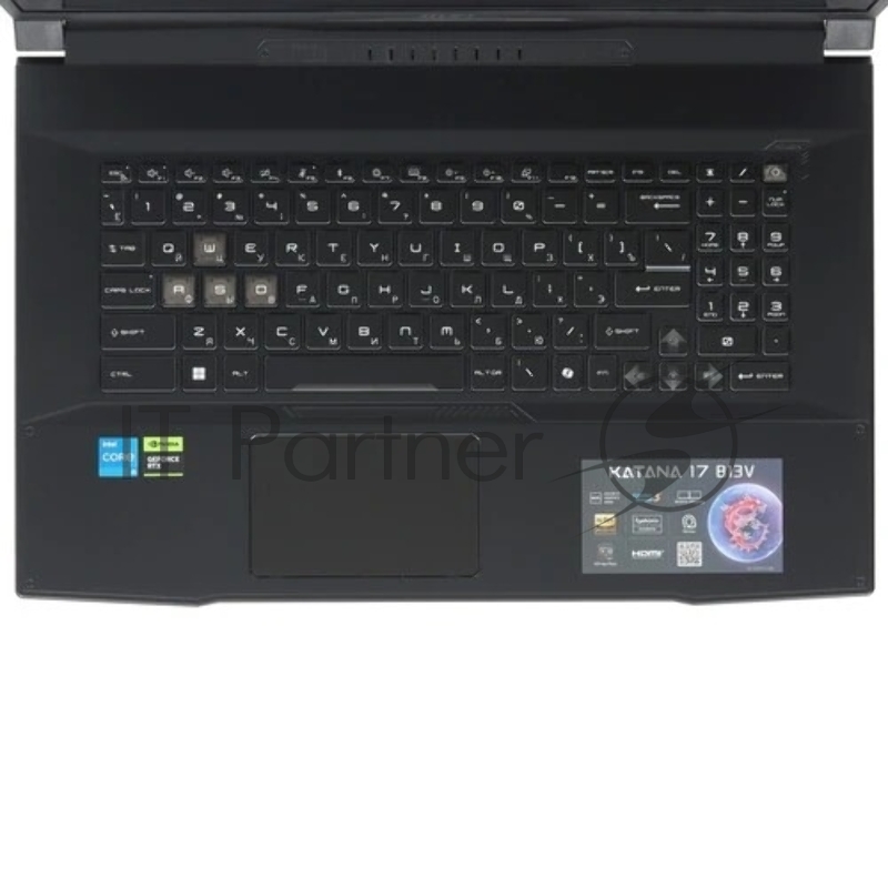 Ноутбук MSI Katana 17 B13VFK-1441XRU черный 9S7-17L541-1441 Intel Core i5 13420H 2100MHz/17.3/1920x1080/16GB/51 SSD/NVIDIA GeForce RTX 4060 8GB/Wi-Fi/Bluetooth/Без ОС