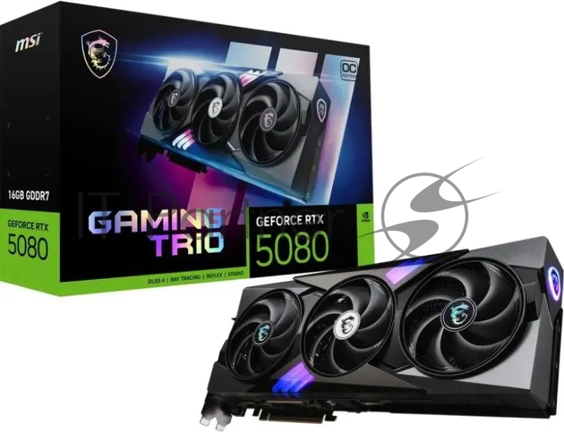 Видеокарта MSI RTX5070 GAMING TRIO OC 12GB GDDR7 192bit 3xDP HDMI 3FAN RTL