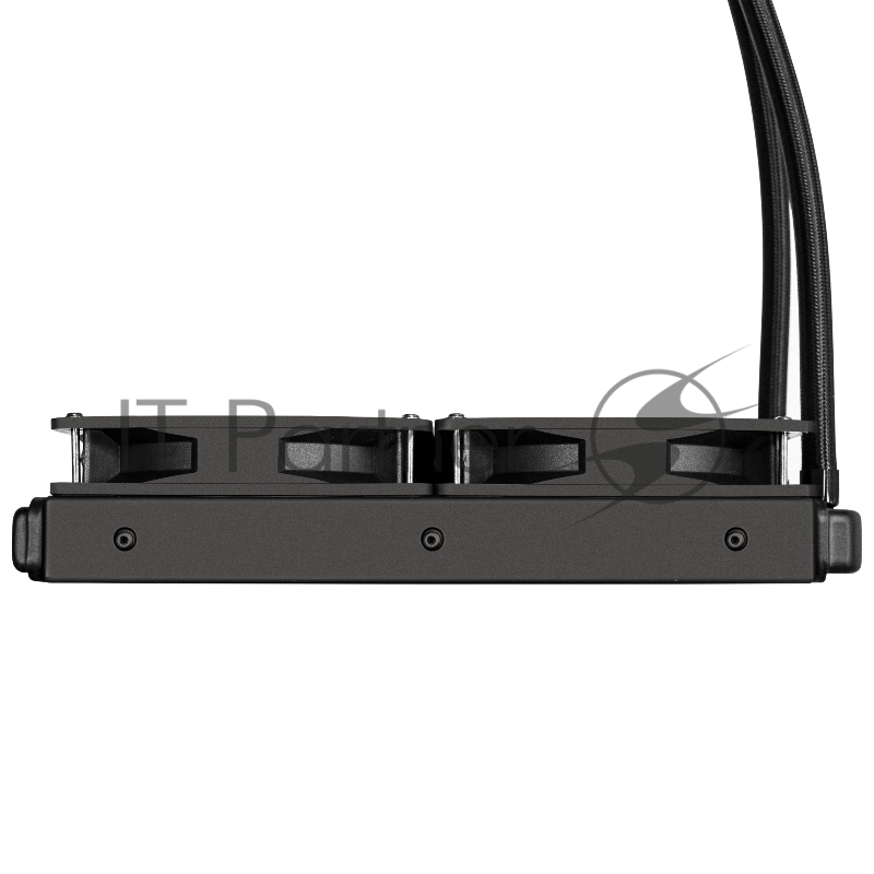 Система водяного охлаждения ExeGate EX293457RUS BlackWater-240V2.PWM.RGB черный 120мм алюминий 2000rpm 22db 4-pin 220W