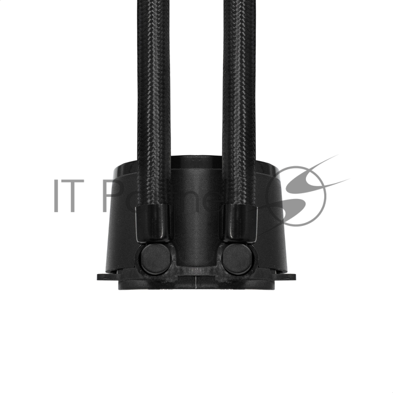 Комплект водяного охлаждения ExeGate BlackWater-240V2.PWM.RGB EX293457RUS черный 120мм алюминий+медь 2000rpm 22db 4-pin