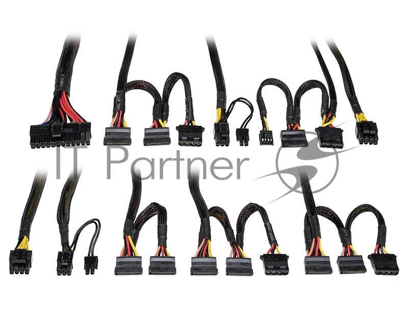 Блок питания 800W Exegate <RM-800ADS> APFC,2х8cm fan, 20+4pin/(4+4)pin+(4+4)pin , 2xPCI-E , 9xSATA