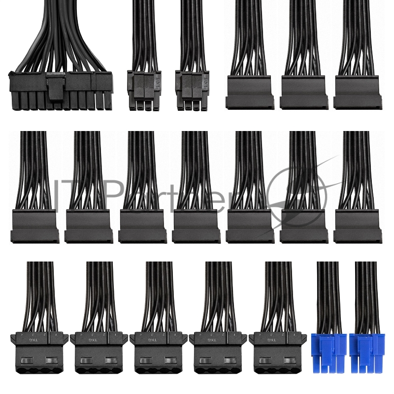 Серверный БП 800W ExeGate ServerPRO-800ADS (ATX, APFC, КПД 82% (80 PLUS), 2x8cm fans, 24pin, 2x(4+4)pin, 2xPCI-E, 10xSATA, 5xIDE, black)