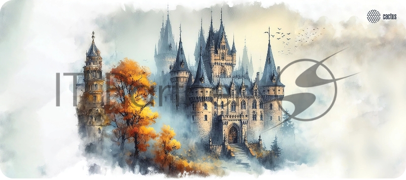 Коврик для мыши Cactus Castle 900x400x3мм (CS-MP-PRO13XXL)