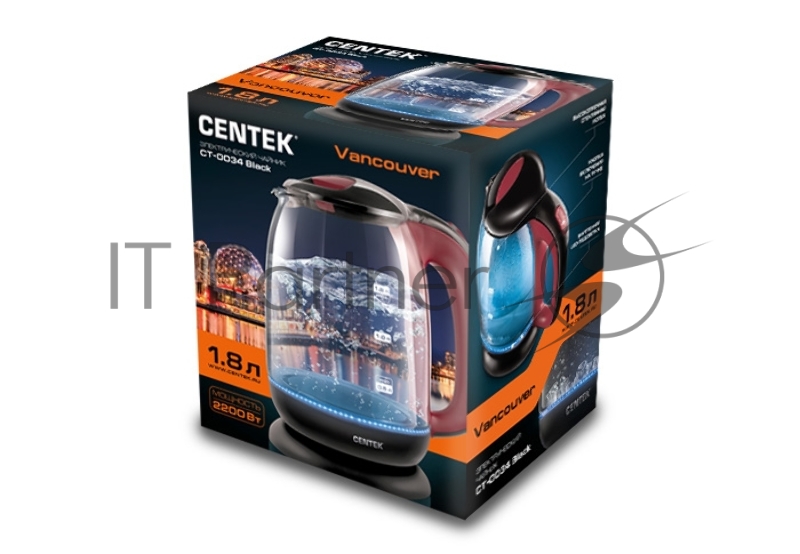 Чайник электрический Centek CT-0034 Black