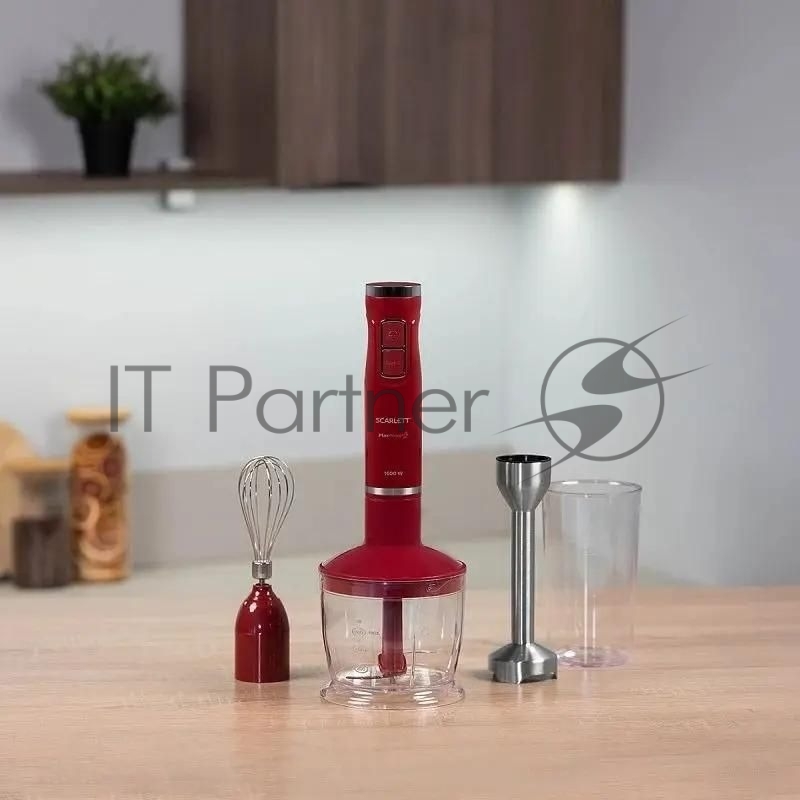 Блендер погружной Scarlett SC-HB42F68 1600Вт красный