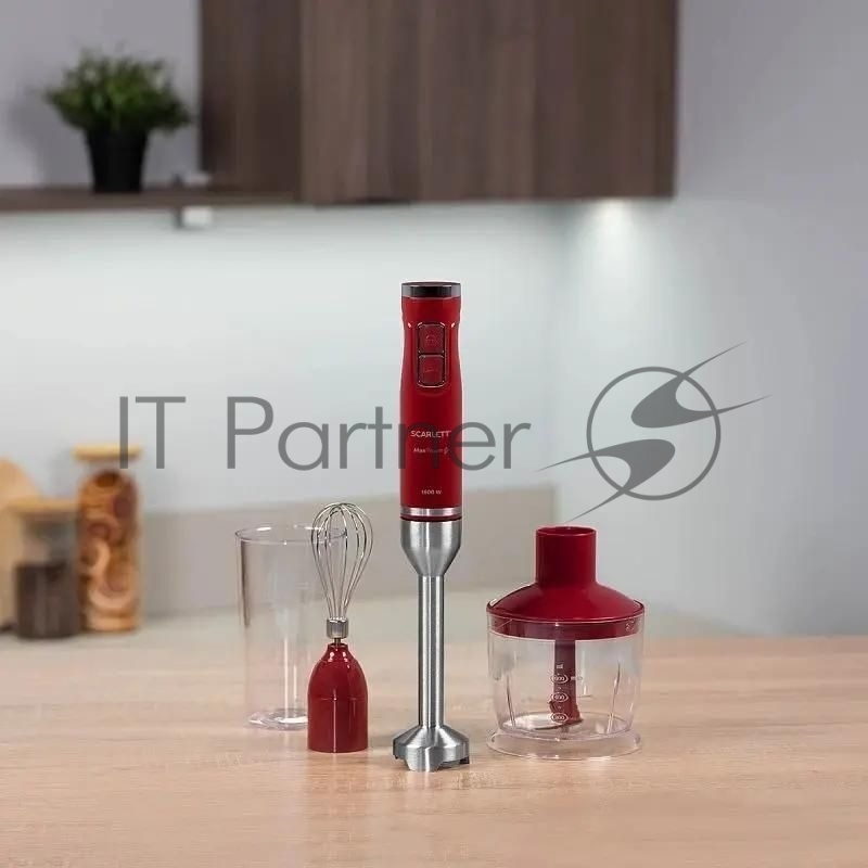 Блендер погружной Scarlett SC-HB42F68 1600Вт красный