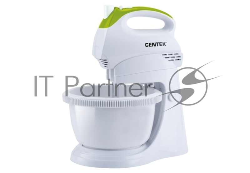 Миксер с чашей Centek CT-1119 бел/зел