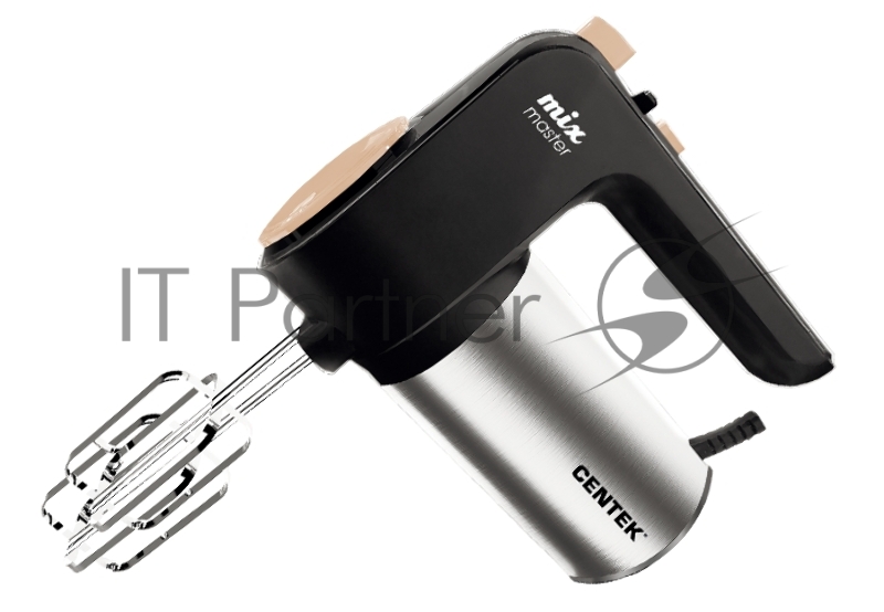 Миксер Centek CT-1123 (Beige) 800Вт, 6 скоростей +турбо, взбивание/замешивание