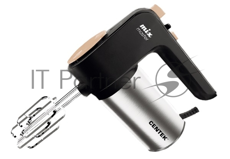 Миксер Centek CT-1123 (Beige) 800Вт, 6 скоростей +турбо, взбивание/замешивание